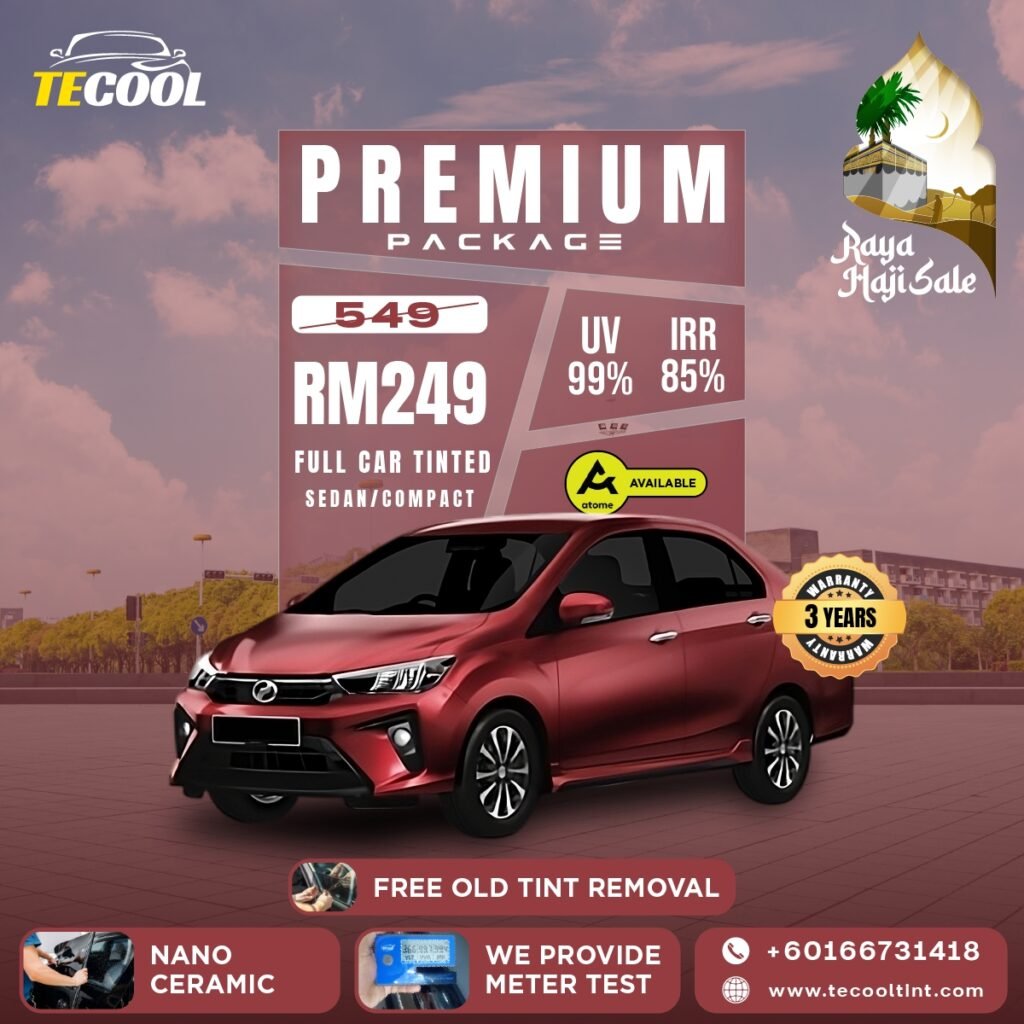 Nano Ceramic Tint at RM249 - Kedai tinted murah