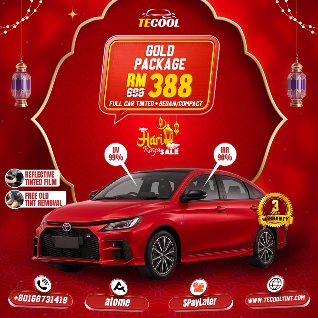 Colour Tinted - Reflective Tinted Film