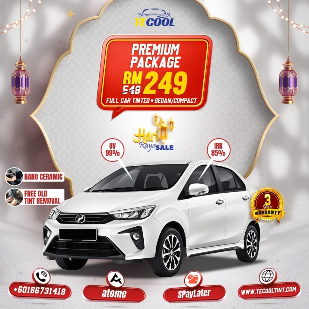 Nano Ceramic Tint at RM249 - Kedai tinted murah