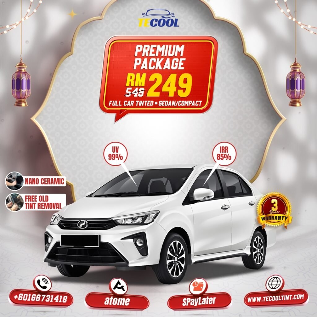 Nano Ceramic Tint at RM249 - Kedai tinted murah