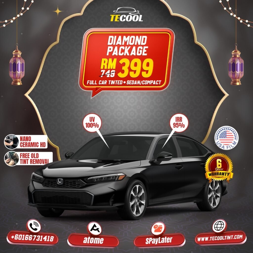 Nano Ceramic HD - kedai tinted batu caves